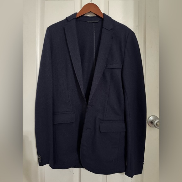 Zara wool slim fit blazer size Large - Picture 2 of 4